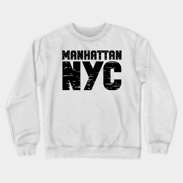 Manhattan Crewneck Sweatshirt by colorsplash